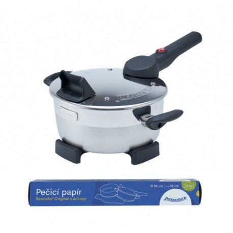 REMOSKA hrniec na pečenie D51/10 DUA 2L + papier na pečenie