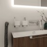NIMCO KIBO set dávkovač mydla + pohár s držiakom + háčik dvojitý SETKIBO1